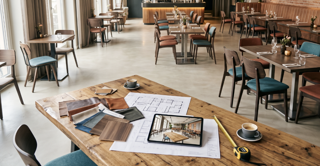 Mobiliario para restaurantes moderno